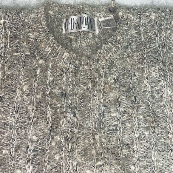 Vintage D.D. Sloane Mohair wool Blend Sweater Fisherman Core B22 - Picture 2 of 8